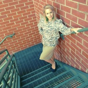 Paisley/Floral Print Dress Top/ Silky Feel